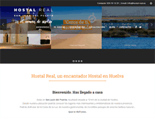 Tablet Screenshot of hostal-real.es